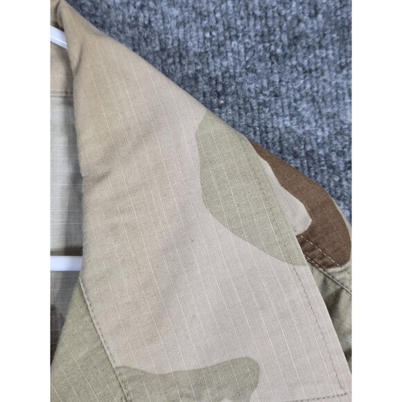 VINTAGE US Army Jacket Mens Large Long Desert Camo DCU Combat Coat Ripstop 90s - Picture 4 of 12